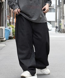 HALHAM（ハルハム）の「vintage like loose fit denim pants/ヴィンテージ ライク ルーズフィット デニムパンツ【IR】 レディース メンズ（デニムパンツ）」