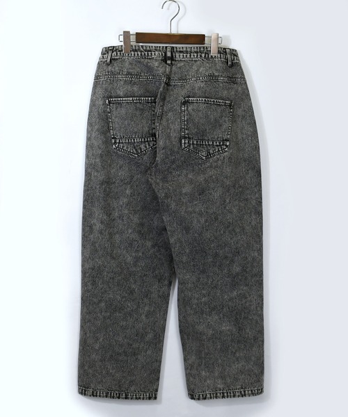 HALHAM(ハルハム)の「vintage like loose fit denim pants/ヴィンテージ ライク ルーズフィット デニムパンツ【IR】(デニムパンツ・メンズ・ケミカルウォッシュ/ワンウォッシュ/グレー/ライトブルー/ブラック・M/L/XL)」の14枚目の写真