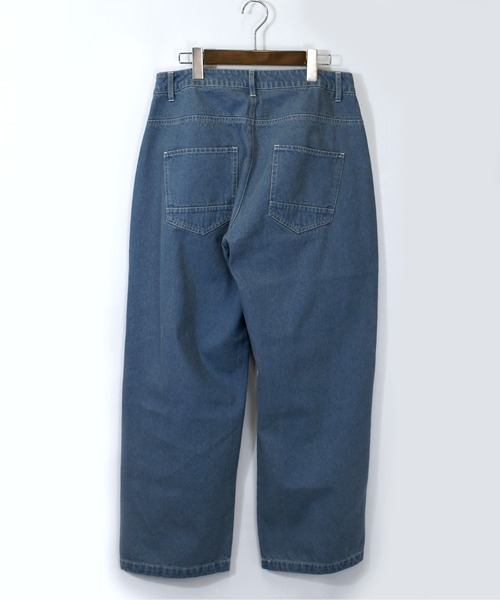 HALHAM(ハルハム)の「vintage like loose fit denim pants/ヴィンテージ ライク ルーズフィット デニムパンツ【IR】(デニムパンツ・メンズ・ケミカルウォッシュ/ワンウォッシュ/グレー/ライトブルー/ブラック・M/L/XL)」の17枚目の写真