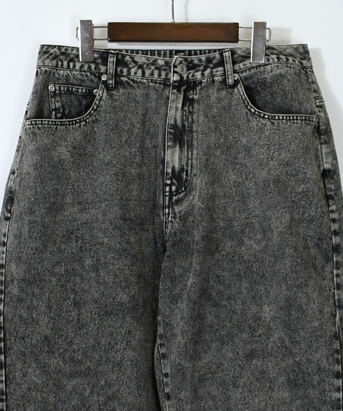 HALHAM(ハルハム)の「vintage like loose fit denim pants/ヴィンテージ ライク ルーズフィット デニムパンツ【IR】(デニムパンツ・メンズ・ケミカルウォッシュ/ワンウォッシュ/グレー/ライトブルー/ブラック・M/L/XL)」の12枚目の写真