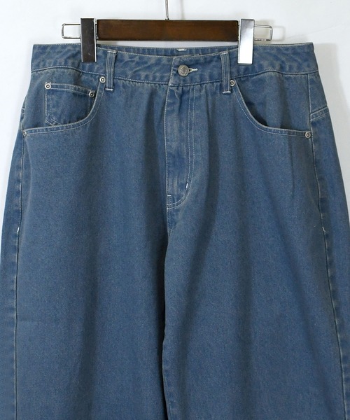HALHAM(ハルハム)の「vintage like loose fit denim pants/ヴィンテージ ライク ルーズフィット デニムパンツ【IR】(デニムパンツ・メンズ・ケミカルウォッシュ/ワンウォッシュ/グレー/ライトブルー/ブラック・M/L/XL)」の15枚目の写真