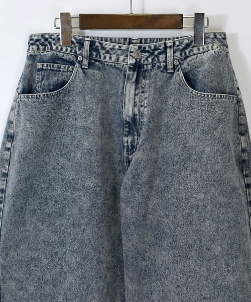 HALHAM(ハルハム)の「vintage like loose fit denim pants/ヴィンテージ ライク ルーズフィット デニムパンツ【IR】(デニムパンツ・メンズ・ケミカルウォッシュ/ワンウォッシュ/グレー/ライトブルー/ブラック・M/L/XL)」の21枚目の写真