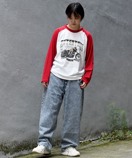HALHAM(ハルハム)の「vintage like loose fit denim pants/ヴィンテージ ライク ルーズフィット デニムパンツ【IR】(デニムパンツ・メンズ・ケミカルウォッシュ/ワンウォッシュ/グレー/ライトブルー/ブラック・M/L/XL)」の6枚目の写真