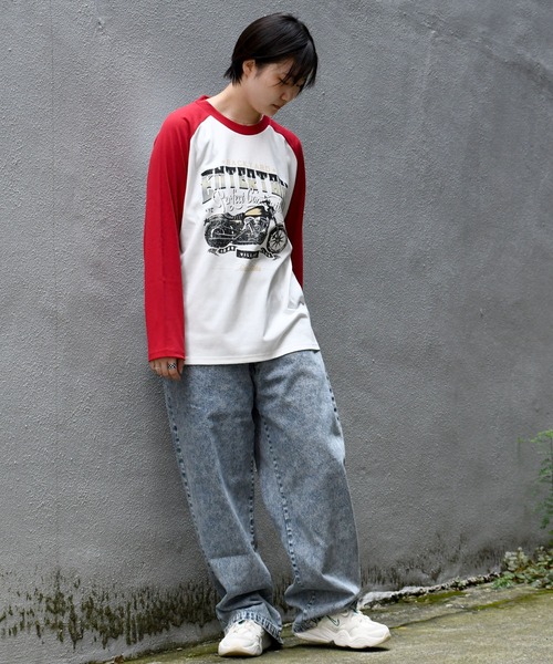 HALHAM(ハルハム)の「vintage like loose fit denim pants/ヴィンテージ ライク ルーズフィット デニムパンツ【IR】(デニムパンツ・メンズ・ケミカルウォッシュ/ワンウォッシュ/グレー/ライトブルー/ブラック・M/L/XL)」の8枚目の写真