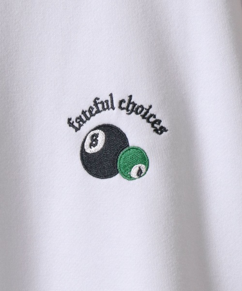 SITRY(シトリー)の「SITRY Billiards Pattern Design Sweat Shirt/別注 オーバーサイズ ビリヤード ワンポイント刺繍 袖プリント バックプリント 裏起毛 スウェット トレーナー(スウェット・メンズ・ブラック/グレー系その他/ブラック系その他2/アッシュグレー/ブラック系その他/ホワイト系その他2/ブラック系その他3/グレー系その他2/グレー系その他3/ホワイト/ホワイト系その他/ホワイト系その他3・M/L/XL)」の17枚目の写真