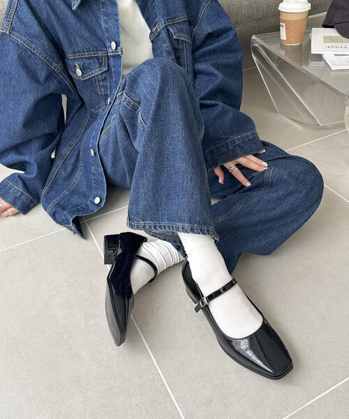 DISCOAT（ディスコート）の「ストラップシューズ（パンプス・レディース・シルバー/ブラック・MEDIUM/LARGE）」の5枚目の写真