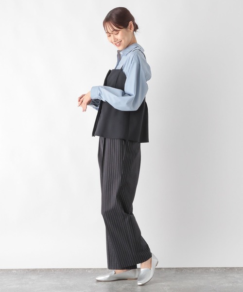 ベスト ジレ お手入れらくらくSET UPビスチェ/136189 レディース GLOBAL WORK ベスト ジレ お手入れらくらくSET UPビスチェ