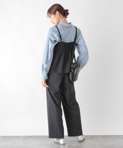 ベスト ジレ お手入れらくらくSET UPビスチェ/136189 レディース GLOBAL WORK ベスト ジレ お手入れらくらくSET UPビスチェ