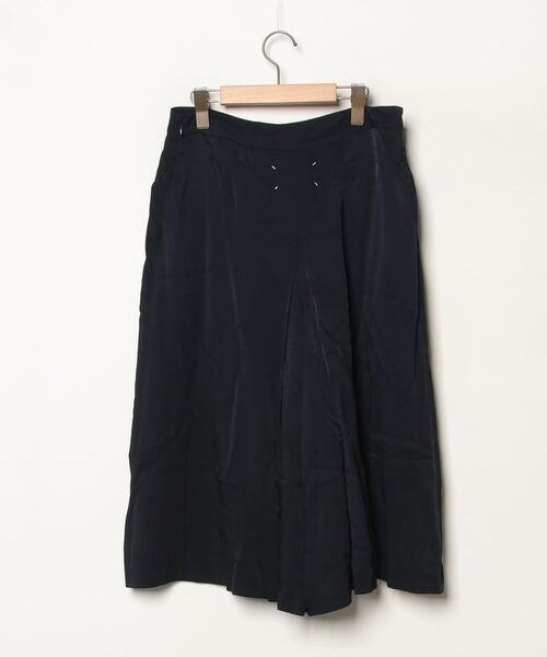 メゾンマルジェラ クロップドパンツ キュロット スカート ネイビー 36 メゾンマルジェラ クロップドパンツ キュロット スカート