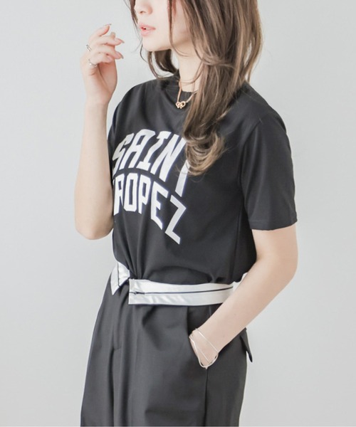 SUGAR BISKET(シュガービスケット)の「ロゴTシャツ(Tシャツ/カットソー・レディース・ホワイト/ブラック/杢グレー・フリー)」の5枚目の写真