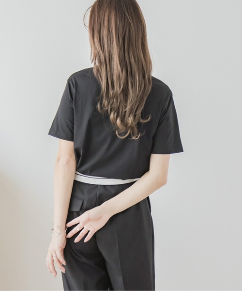 SUGAR BISKET(シュガービスケット)の「ロゴTシャツ(Tシャツ/カットソー・レディース・ホワイト/ブラック/杢グレー・フリー)」の6枚目の写真
