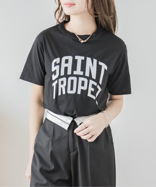 SUGAR BISKET(シュガービスケット)の「ロゴTシャツ(Tシャツ/カットソー・レディース・ホワイト/ブラック/杢グレー・フリー)」の9枚目の写真