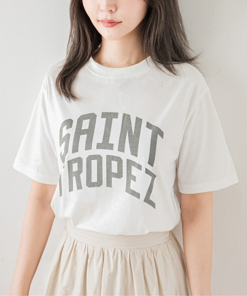SUGAR BISKET(シュガービスケット)の「ロゴTシャツ(Tシャツ/カットソー・レディース・ホワイト/ブラック/杢グレー・フリー)」の7枚目の写真