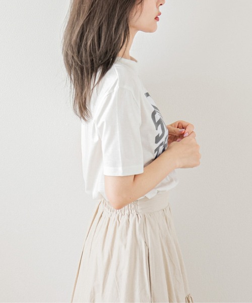 SUGAR BISKET(シュガービスケット)の「ロゴTシャツ(Tシャツ/カットソー・レディース・ホワイト/ブラック/杢グレー・フリー)」の10枚目の写真