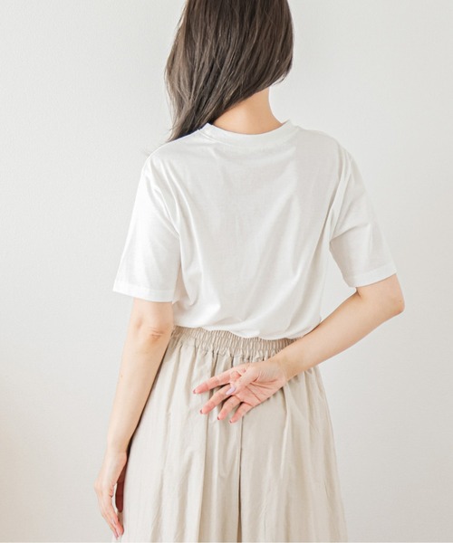 SUGAR BISKET(シュガービスケット)の「ロゴTシャツ(Tシャツ/カットソー・レディース・ホワイト/ブラック/杢グレー・フリー)」の11枚目の写真