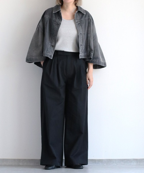 cepo(セポ)の「ラメリブタンクトップ(タンクトップ・レディース・ブラック/オフホワイト/グレー・M)」の17枚目の写真