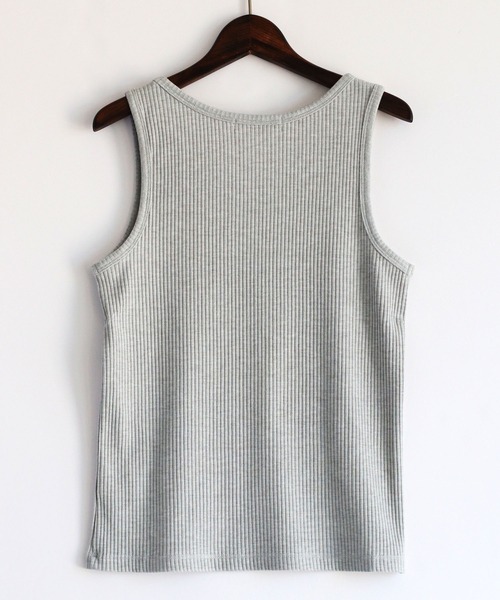 cepo(セポ)の「ラメリブタンクトップ(タンクトップ・レディース・ブラック/オフホワイト/グレー・M)」の21枚目の写真