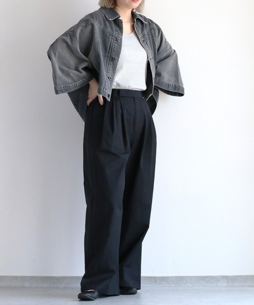 cepo(セポ)の「ラメリブタンクトップ(タンクトップ・レディース・ブラック/オフホワイト/グレー・M)」の18枚目の写真