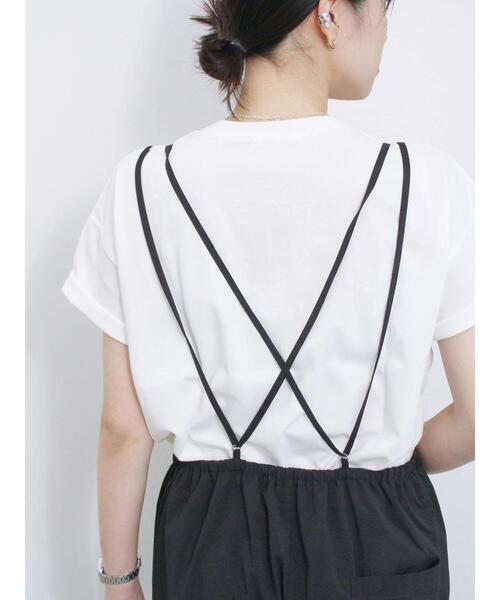 Samansa Mos2 blue(サマンサモスモスブルー)の「◎サス付パンツ(その他パンツ・レディース・ブラック/ベージュ/グレー・F)」の16枚目の写真