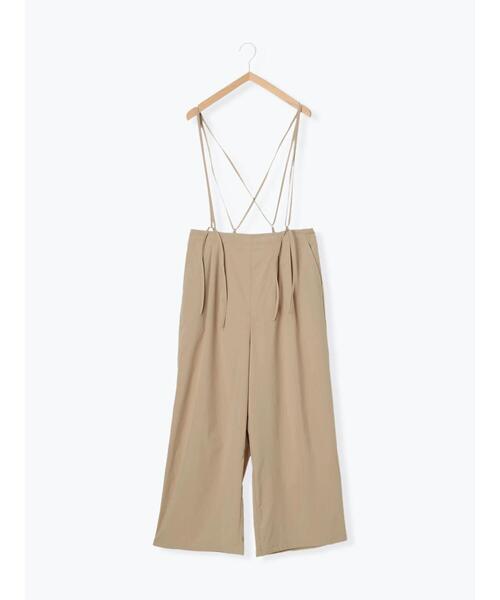 Samansa Mos2 blue(サマンサモスモスブルー)の「◎サス付パンツ(その他パンツ・レディース・ブラック/ベージュ/グレー・F)」の6枚目の写真