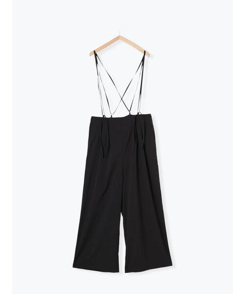 Samansa Mos2 blue(サマンサモスモスブルー)の「◎サス付パンツ(その他パンツ・レディース・ブラック/ベージュ/グレー・F)」の5枚目の写真