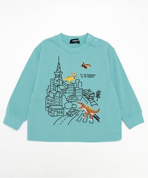 セール】旅ザウルス長袖Tシャツ（Tシャツ/カットソー）｜kladskap