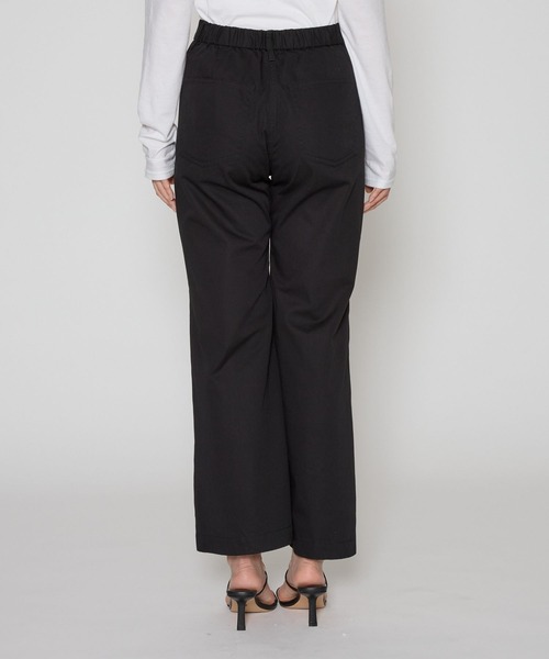 BABYLONE（バビロン）の「ライトチノフレアパンツ（チノパンツ・レディース・ベージュ/ブラック・38inch/36inch）」の22枚目の写真