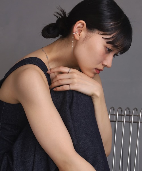 LHME(エルエイチエムイー)の「【WEB限定】 “Moment”くるくるピンキーリング/サージカルステンレス(金属アレルギー対応)【LHME / エルエイチエムイー】(リング・レディース・シルバー/ゴールド・3号/2号)」の7枚目の写真