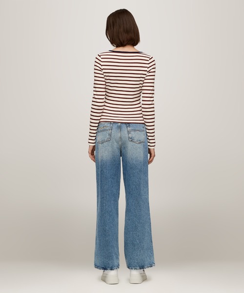 TOMMY HILFIGER(トミーヒルフィガー)の「ボーダーティアドロップロングスリーブTシャツ(Tシャツ/カットソー・レディース・マルチ/その他・MEDIUM/SMALL/X-SMALL)」の8枚目の写真