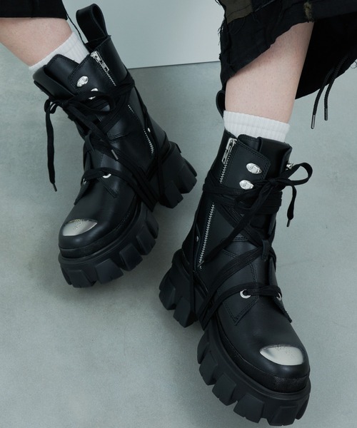 AIVER（アイバー）の「AIVER　ライトソールセーフティーブーツ（ブーツ・メンズ・ブラック・SMALL/MEDIUM/LARGE）」の3枚目の写真