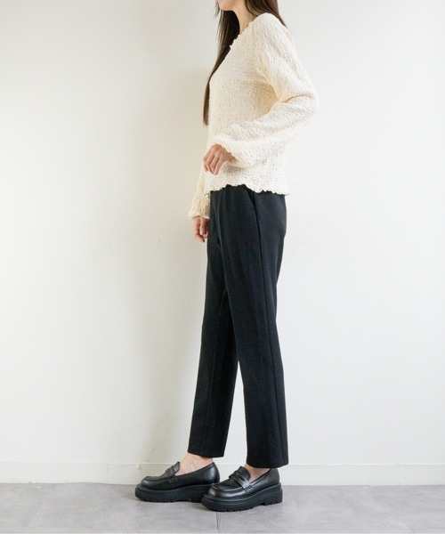 Fabby fabby（ファビィーファビィー）の「チャンキーヒールローファー（ローファー・レディース・ブラック・MEDIUM/LARGE/SMALL）」の18枚目の写真