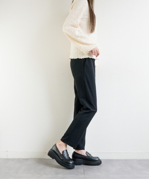 セール】チャンキーヒールローファー（ローファー）｜Fabby fabby