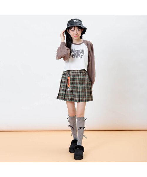 algy(アルジー)の「りぼんルーズソックス(ソックス/靴下・キッズ・グレー/オフホワイト/ブラック・21/24)」の10枚目の写真