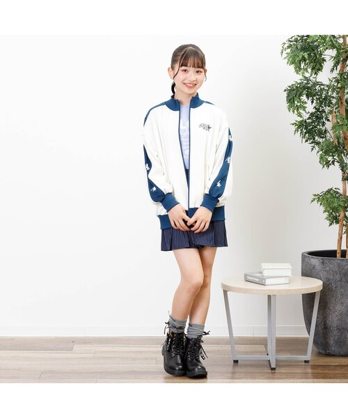 algy(アルジー)の「りぼんルーズソックス(ソックス/靴下・キッズ・グレー/オフホワイト/ブラック・21/24)」の11枚目の写真