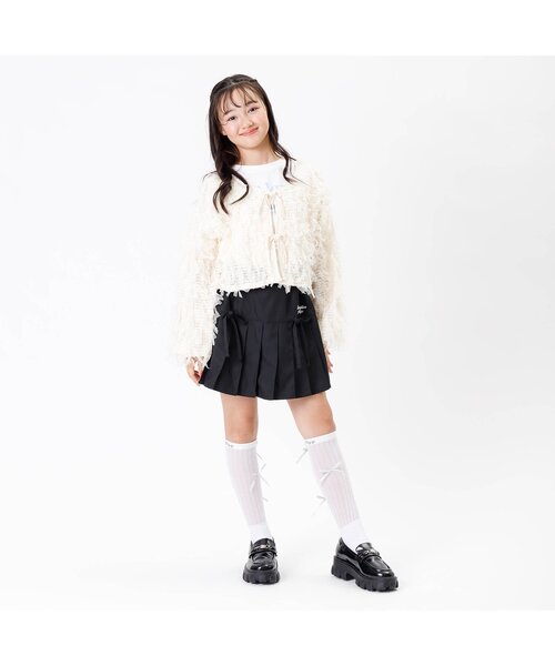 algy(アルジー)の「りぼんルーズソックス(ソックス/靴下・キッズ・グレー/オフホワイト/ブラック・21/24)」の13枚目の写真