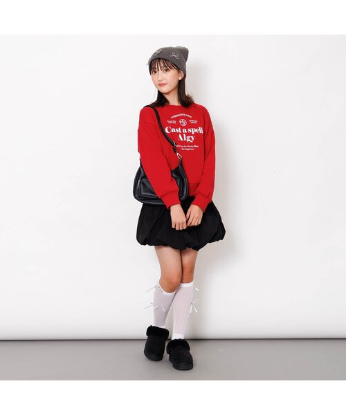 algy(アルジー)の「りぼんルーズソックス(ソックス/靴下・キッズ・グレー/オフホワイト/ブラック・21/24)」の16枚目の写真