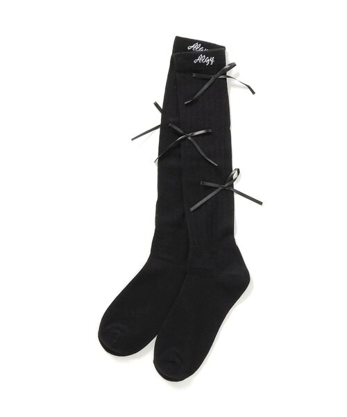 algy(アルジー)の「りぼんルーズソックス(ソックス/靴下・キッズ・グレー/オフホワイト/ブラック・21/24)」の21枚目の写真