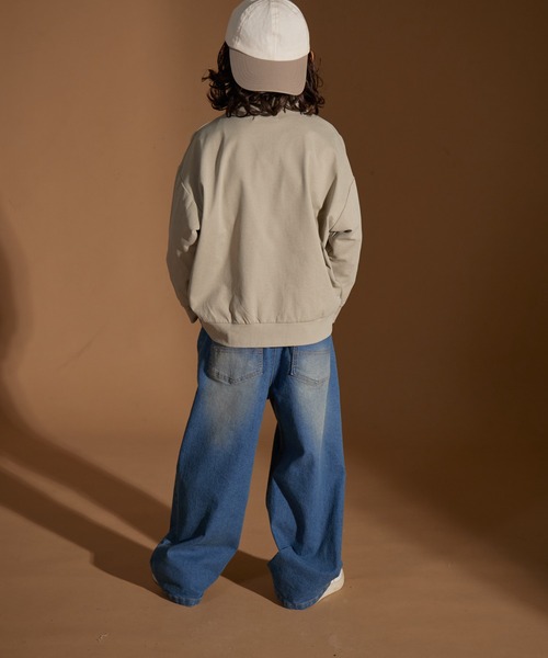 PAIRMANON STREET（ペアマノンストリート）の「【PAIRMANON STREET】マルチファンクション 吸水速乾 カーディガン（カーディガン/ボレロ・キッズ・オフホワイト/チャコールグレー/ブルー/ベージュ/ブラック・100/110/120/130/140/150/160）」の20枚目の写真