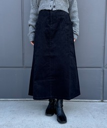 1chaku.（イッチャク）の「コーデュロイパッチポケットスカート（スカート）」