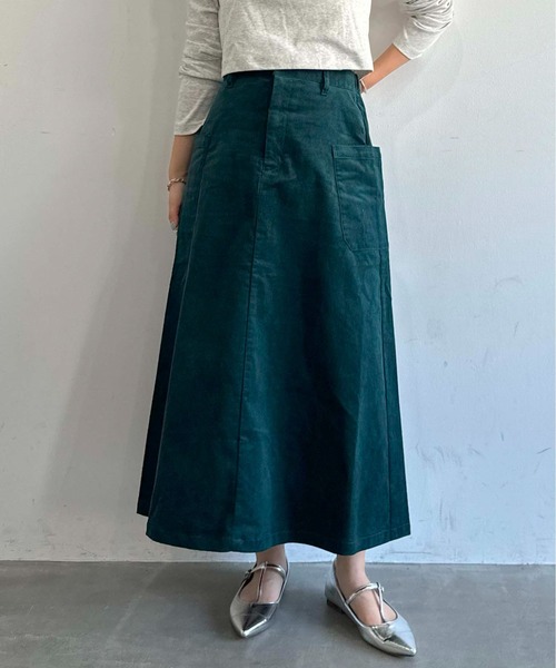 セール】コーデュロイパッチポケットスカート（スカート）｜1chaku