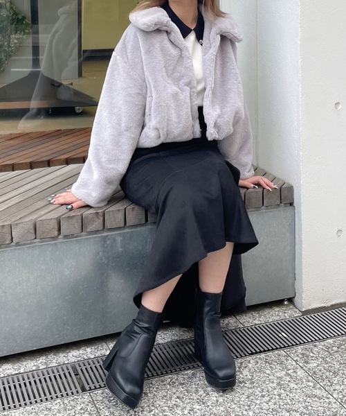 one way（ワンウェイ）の「ファーショートジャケット（その他アウター