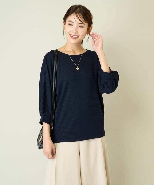 a.v.v(アーヴェヴェ)の「ドルマンスリーブトップス(Tシャツ/カットソー・レディース・ネイビー/グレー系その他・36/42/40/38/34)」の21枚目の写真