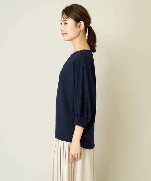 a.v.v(アーヴェヴェ)の「ドルマンスリーブトップス(Tシャツ/カットソー・レディース・ネイビー/グレー系その他・36/42/40/38/34)」の13枚目の写真