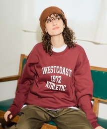 【OP/オーピー】【限定商品】ユニセックス裏起毛ロゴスウェット　トレーナー　クルースウェット　カレッジロゴ