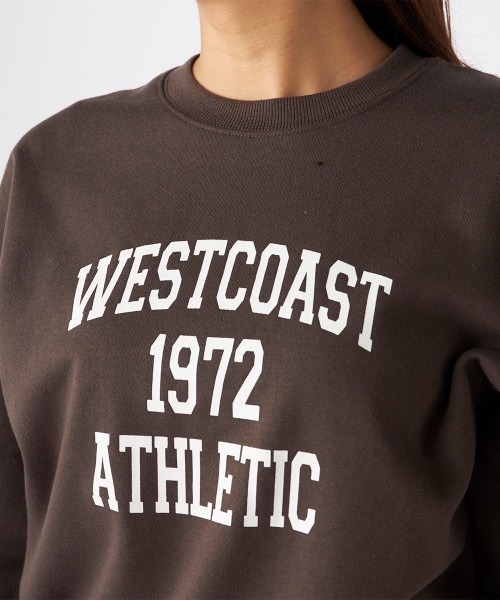 Ocean Pacific（オーシャンパシフィック）の「【OP/オーピー】【限定商品】ユニセックス裏起毛ロゴスウェット　トレーナー　クルースウェット　カレッジロゴ（スウェット・レディース・バーガンディー/ホワイト/チャコール/ヘザーグレー/チャコールグレー・SMALL/MEDIUM/X-LARGE/LARGE）」の13枚目の写真