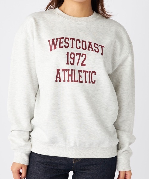 Ocean Pacific（オーシャンパシフィック）の「【OP/オーピー】【限定商品】ユニセックス裏起毛ロゴスウェット　トレーナー　クルースウェット　カレッジロゴ（スウェット・レディース・バーガンディー/ホワイト/チャコール/ヘザーグレー/チャコールグレー・SMALL/MEDIUM/X-LARGE/LARGE）」の20枚目の写真