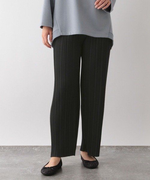 GLOBAL WORK Smile Seed Store（グローバルワーク スマイルシードストア）の「リラクシープリーツパンツ/161581（その他パンツ・レディース・ブラック/グレー系その他/チャコール/カーキ/グレー系その他2/ライトブラウン・MEDIUM/LARGE）」の9枚目の写真