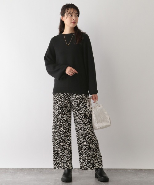 GLOBAL WORK Smile Seed Store（グローバルワーク スマイルシードストア）の「リラクシープリーツパンツ/161581（その他パンツ・レディース・ブラック/グレー系その他/チャコール/カーキ/グレー系その他2/ライトブラウン・MEDIUM/LARGE）」の15枚目の写真