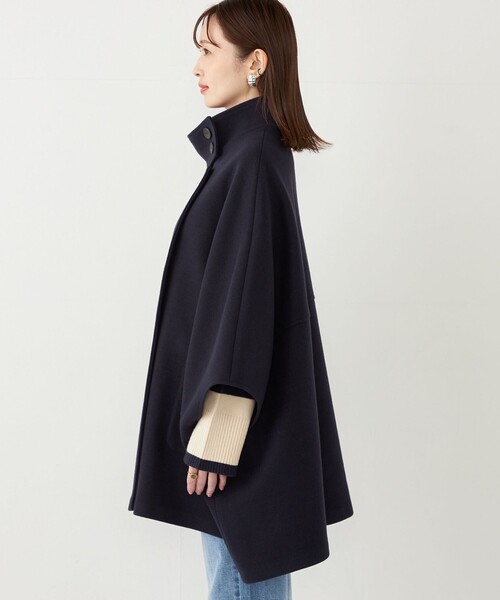 SHIPS any ネイビー ポンチョ ポンチョ」を纏って。 | SHIPS Primary Navy Label(シップス
