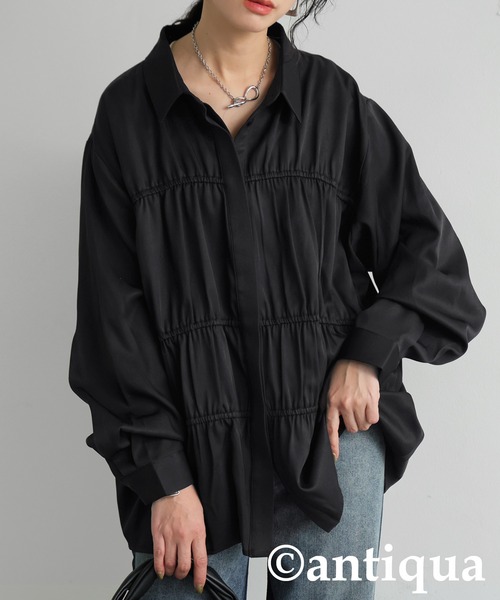 antiqua(アンティカ)の「ティアードトップス(その他トップス・レディース・ブラック・ONESIZE)」の16枚目の写真